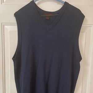 Lightweight Knit Blue Men's Vest